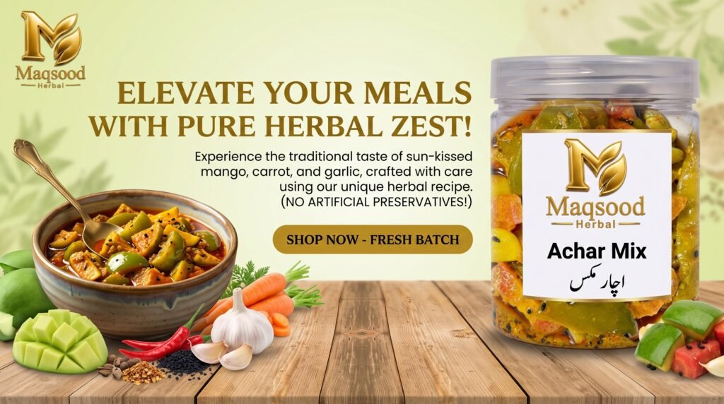 Maqsood Herbal Achar Mix made with pure herbs and spices